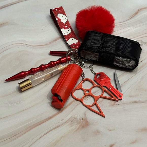 Ultimate Red Hello Kitty Self Defense Keychain - Picture 1 of 1